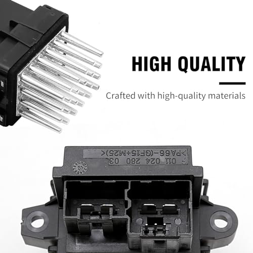 Image of A /C Heater Blower Motor Resistor Control Module Replacement for Buick Cadillac Chevy GMC Hummer Pontiac Saturn, Replace 15141283 15-81638 4P1594