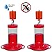First Nature 3051 Hummingbird Feeder, 16-Ounce - 2 Feeders & 2 Ant Moats