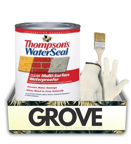 Thompson Water Sealer for Wood Spray 2 qt Bundle...