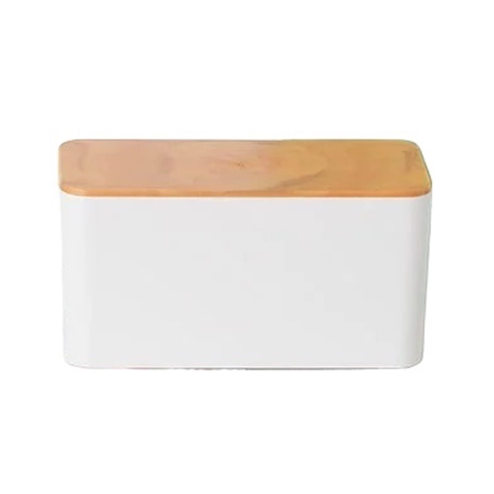 HIZON Caja de Almacenamiento de Cables, Caja de regleta de alimentación de Madera, Organizador de gestión de Cables, Enchufe de Cargador, contenedor de almacenaje for Cables de Red(XL,10pcs)