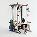 RUNFREELY Smithe Machin Power Cage with Cable Crossover, Compact All-in-ONE Tranier Home Gym Machine, Power Rack for Weight Lifting, Strength Training and Bench Press (Cage only)