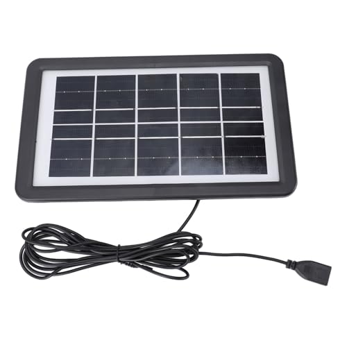 Portable Solar Charger Photovoltaic PV Solar Panel Module IP68 with 1 to 5 Connector Cable for Camping Hiking