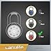 LanuBe Standard Dial Combination Lock, 2 inches. Wide, with Different Combinations, Red Turnplate, Pack of 24; Lock for School, Employee, Gym Sports Locker, Case, Toolbox