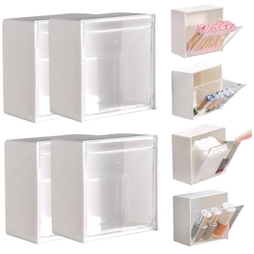 Soporte para bolas de algodón en paredes de baño y zonas de maquillaje 2