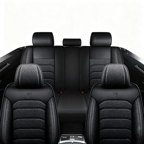 FUNEAER Housses Siège pour Suzuki Swace,PU Cuir Imperméable Antidérapant Housses De Siège Interieur Accessoires-Noir