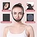 Graphene Double Chin Reducer for Face Lift,Adjustable Chin Strap For Sleeping,Double Chin Eliminator for Women,V Line Lifting Mask,V-Line Mask,V-Shaped Face Mask,Black
