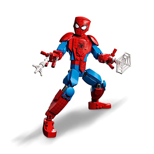 76226 Marvel Personaggio di Spider-Man Giocattolo, Set con Action Figure Snodabile, Film Supereroi, Modellino da Collezione, Giochi per Bambini e Bambine - Lego - Immagine 2
