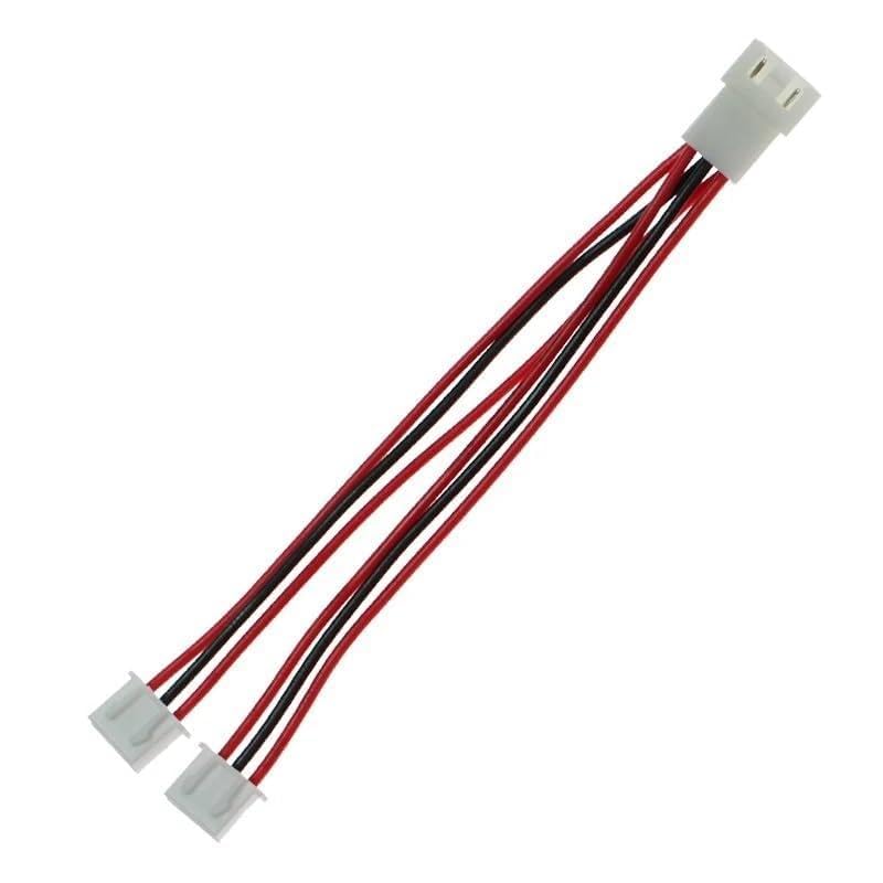 2.54mm Female to Two Male adapters, 100mm Extension Cable, 2P, 3P, 4P, 5P, 6P, 7P, 8P.(3P 1Female to 2Male)