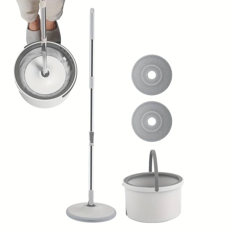 waqif Mop with Bucket for Floor Cleaning| Mop with Telescopic Stick for Cleaning Floor|Wet & Dry Cleaning Operation with Self Clean System|Equipped with 2 Microfiber Pad (B0CXPZTLHT) Amazon Price History, Amazon Price Tracker