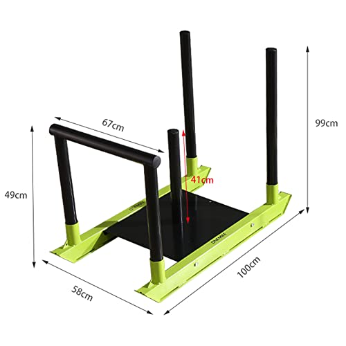 Trineo de arrastre con peso para entrenamiento de fuerza, mejora de velocidad, fitness de fútbol, arnés duradero incluido, ideal para atletas y entusiastas del entrenamiento