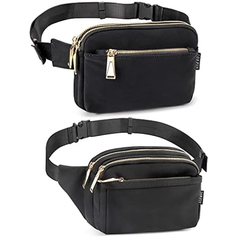 ZORFIN Fanny Packs for Women Men Fashion Waist Pack Bag Multi-Pockets Large Capacity Hip Bum Bag for Travel Festival Cycling Running Hiking Cover