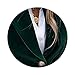 Baimiu Velvet Blazer Women Business Casual Suit Jacket Button Up Work Office Long Sleeve Coat Fashion Fall Winter Outfits
