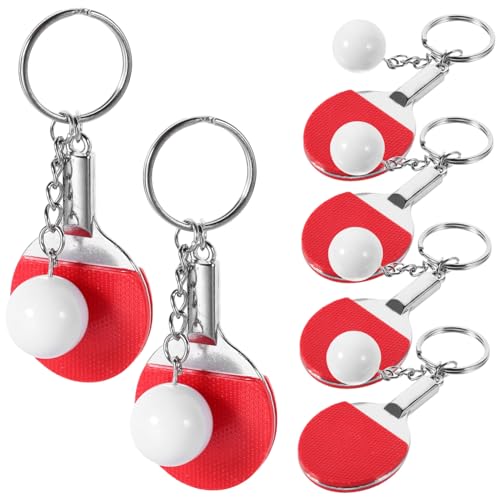 Pendentifs de clé forme de petite balle de ping-pong lot de 18 - 7
