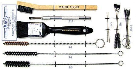 Mack Brush 1200-K 15 Piece Spray Gun Cleaning Kit 1200-K