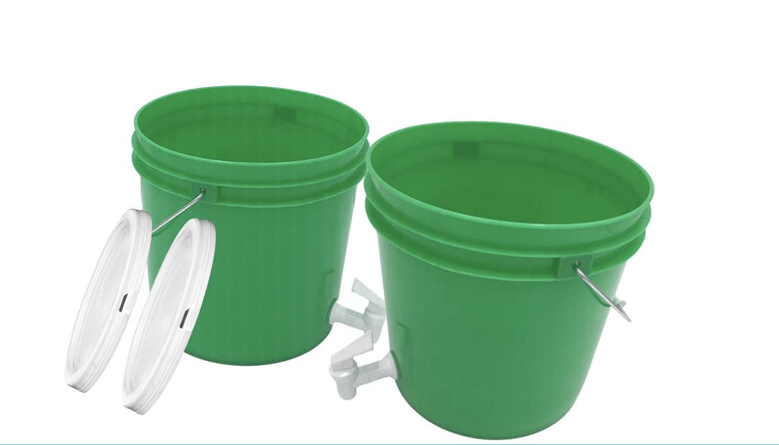 House Naturals 1 Gallon Food Grade Buckets With Lids - BPA Free, HDPE Plastic, 5 Pack, Made In USA, Green - View #12