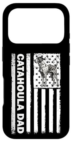 Mens American USA Flag 4th July Catahoula Leopard Dog Case for iPhone 17 Pro