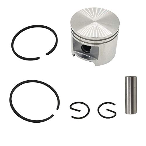 Cancanle 47mm Piston Assembly Piston Ring Pin Clip for STIHL MS310 Chainsaw