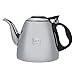 Jadeshay Théière - Bouilloire sur plaque de cuisson - théière en acier inoxydable Théière Cafetière Bouilloire Poignée résistante à la chaleur 1.2L/1.5L(1.2L)