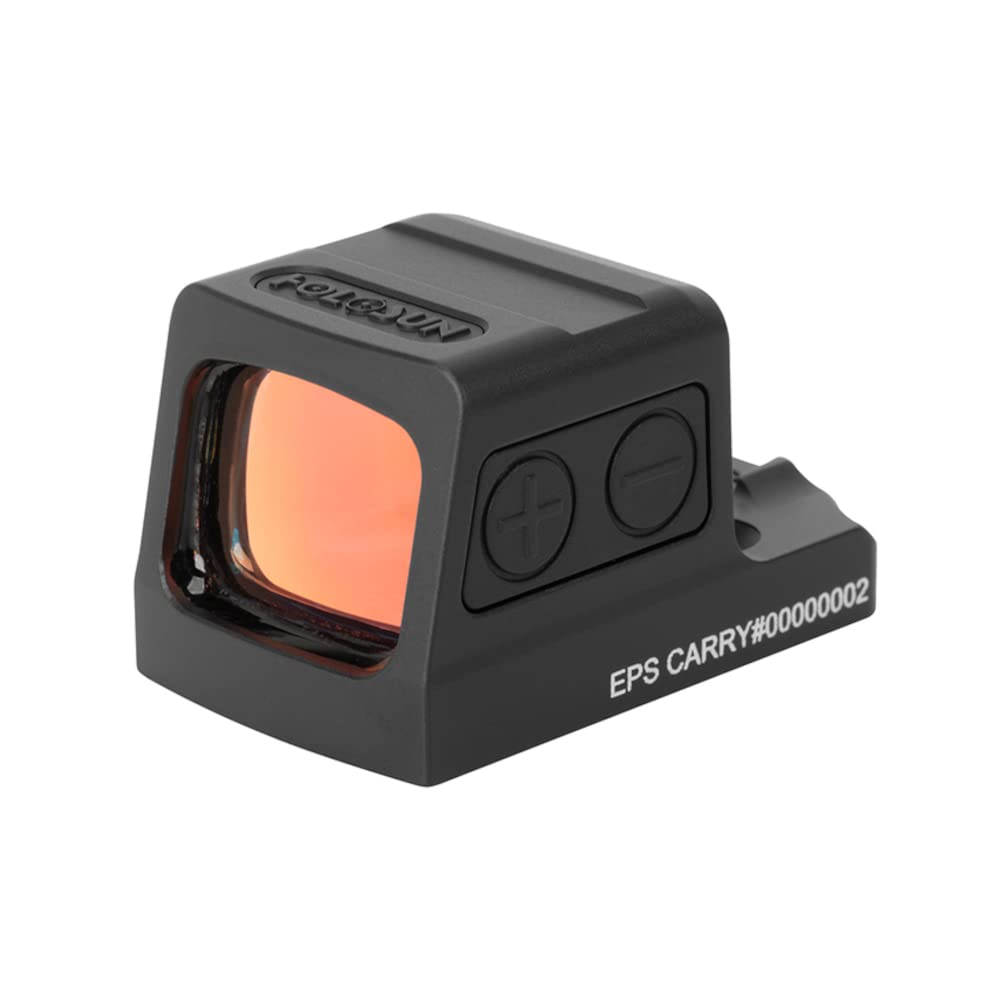 Holosun EPS Carry Series, 2MOA, 6MOA, 32 MOA Circle 2 MOA Dot Options, Modified RMSc, RMSc Adapter Plate - Red/Green/Gold Options