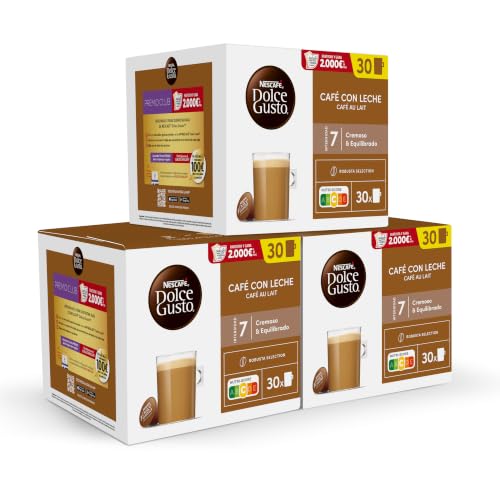 NESCAFÉ Dolce Gusto Café con Leche 90 cápsulas (3x30)