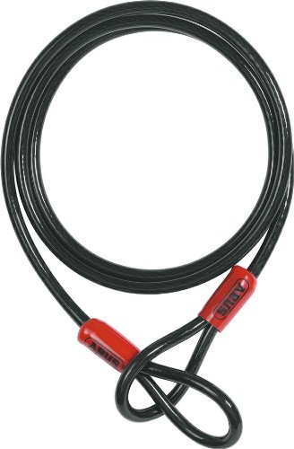 ABUS10/200 Cobra Steel Non-Coiled Cable 13/32-Inch Diameter and 6.5-Feet Length