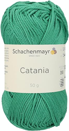 Schachenmayr - Catania Filati per Maglieria e Uncinetto in Cotone, Colore Nr. 241 Onda Verde - 1 Pezzo