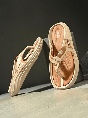 Image of DOCTOR FEEL SOFT Men Cushioned Thong Slippers with Soft Footbed, Lightweight Comfortable Everyday Wear Slippers, Flexible Sole for Indoor Outdoor Use and Relaxed Walking