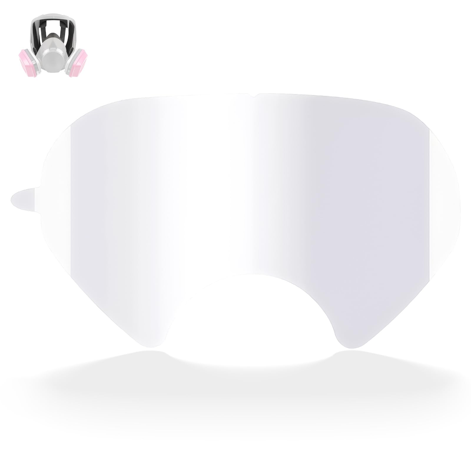 30 Pack Peel Off Lens Cover for 3M 6885, 6000, 6700, 6800, 6900 Face Shield Cover