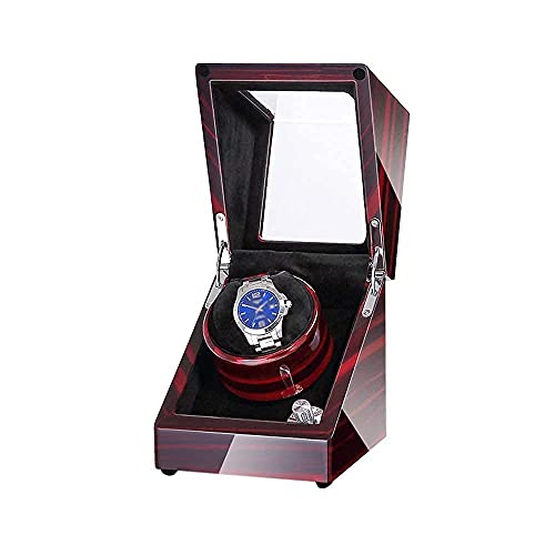 Bobinador de reloj para mesita de noche con almohada flexible y caja de madera