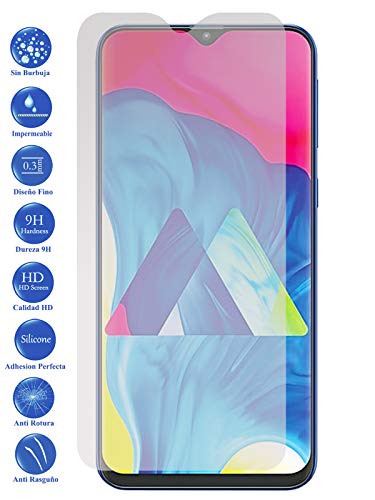 Todotumovil Protector de Pantalla Galaxy M20 de Cristal Templado Vidrio 9H para movil