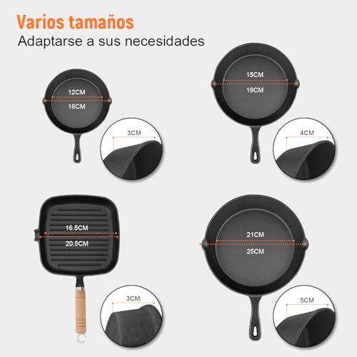 La mejor selección de Sartenes de hierro fundido en mexico que puedes comprar esta semana. 29 Imagen adicional
