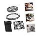 ABOOFAN Disposable Halloween Dinnerware Set Paper Plates Napkins Forks for Festive Party Supplies for Spooky Gatherings Easy Cleanup Set