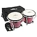 Bongo Drum Set for Adults Kids Beginners Professionals, Upgrade Packaging, Set of 6 and 7 inch Tunable Percussion Instruments, Natural Animal Hides Hickory Shells Wood Metal with Tuning Wrench