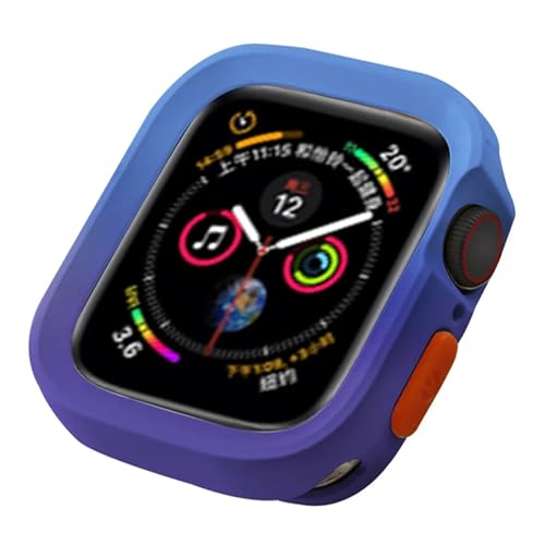 Coque Apple Watch 44mm bleu violet idéale pour le sport et le bureau
