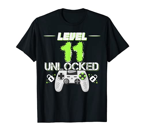Regalo de 11 cumpleaños, divertido y impresionante videojuego Camiseta