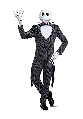 Disguise Jack Skellington Prestige Mens Fancy Dress Costume 2X-Large