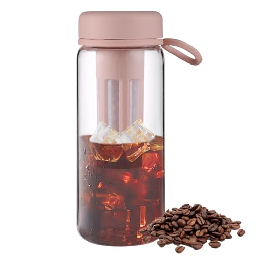 helada, a prueba de fugas con escala, tarro de infusión fría para té, suministros de cocina portátiles para senderismo, gimnasio, camping, deportes al aire libre, mochileros