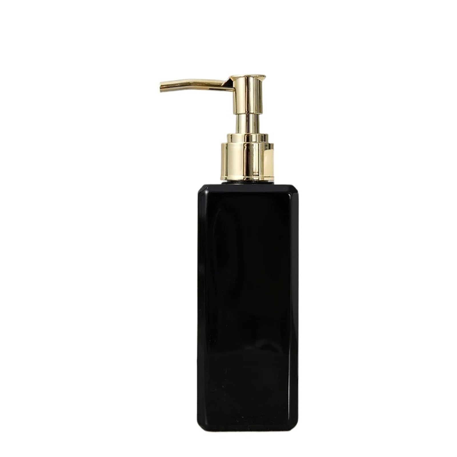 Fyjl Black With Gold Soap Dispenser 250Ml Soap Bottle, Colorful Bathroom Countertop Decoration, Soap Dispenser, Refillable Empty Bottle Wall Mounted Soap Dispenser(Black With Gold)