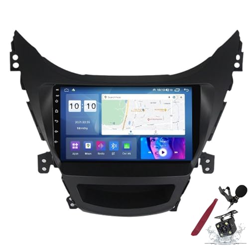 Radio Voiture Android 15 Elantra Autoradio Multimédia Carplay GPS Écran Tactile QLED 2K WiFi 5G SWC