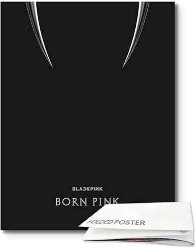 Dreamus BORNPINK 2 Álbum BORN PINK BOX SET BLACK ver. + póster plegado de pedido anticipado (YGP0181)