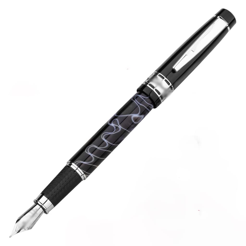 Penna stilografica, pennino medio, 0,7 mm, penna a inchiostro per ufficio, lavoro, scuola, casa