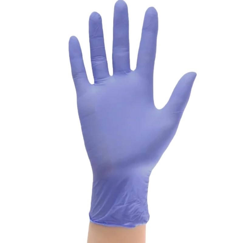 100/50/20 szt. Fioletowe jednorazowe rękawiczki wodoodporne do ogrodu, narzędzia mycia naczyń i czyszczenia w domu(Purple-100pcs,S)