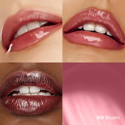 Image of Laka Fruity Glam Tint Mini | Glowing Korean Lip Tint with Hydrating Lightweight Texture | Buildable Color, Non-Sticky High Shine Gloss | K-Beauty Korean Makeup | #169 Bloom, 0.07oz