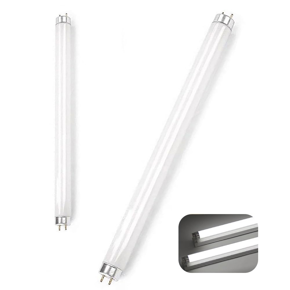 generico 2 Pezzi T8 Tubi Fluorescenti Da 600mm 18W, Attacco G13, T8 Bianco Freddo 6500K, Luce a Basso Consumo Energetico, Luce Di Emergenza a Risparmio Energetico, per Cucina, Bagno, Armadio, Garage