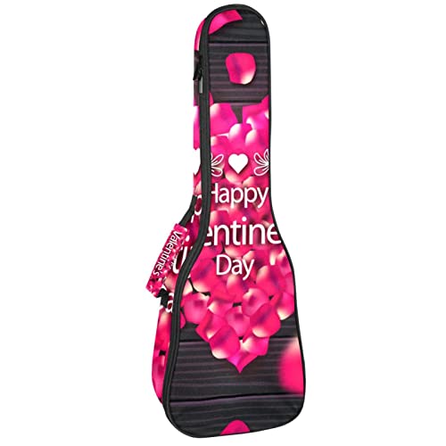 Housse pour ukulélé Happy Love rétro en bois avec rembourrage en éponge de 10 mm d’épaisseur 53,3 cm avec sangles… - Les Beatles, Paul McCartney, John Lennon, RIngo Starr, George Harrison Housse pour ukulélé Happy Love rétro en bois avec rembourrage en éponge de 10 mm d'épaisseur 53,3 cm avec sangles…