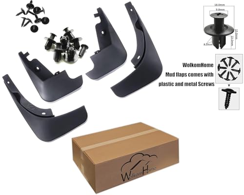 Image of WolkomHome Mud Flap Compatible with Windsor - Durable Splash Guards for Car Exterior Protection