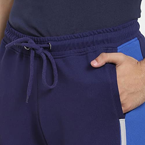 Image of Bewakoof Men's Cotton Regular Fit Joggers | Track pants for man | Lower for man | Trouser for men | Multipurpose | Mens Lower Activewear | Utility Pockets | Lightweight & Flexible Elastic Waist | Casual Joggers