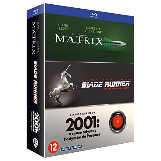 Coffret 3 Films : Matrix + Blade Runner + 2001 : l'odyssée de l'espace [4K Ultra HD + Blu-Ray]