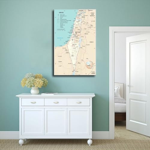 Israel And Occupied Territories Map Poster 2 - image 4