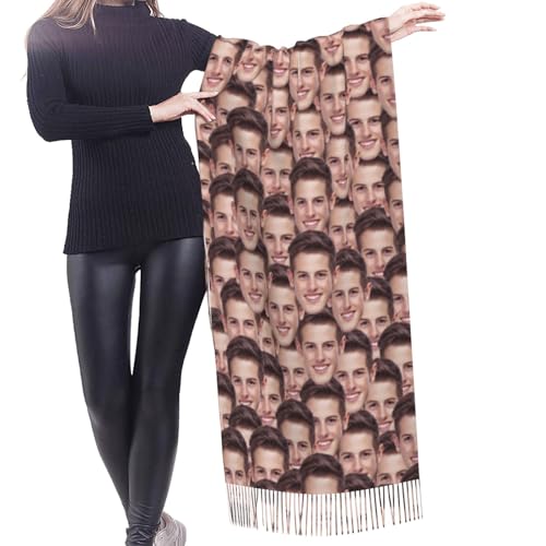 Custom Scarf bulk For Women Personalized Scarf with logo photo text design your own Customized Scarves personalized gift2